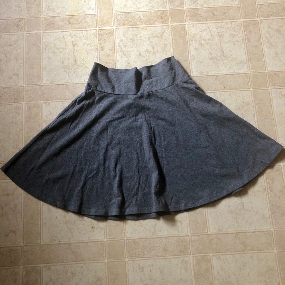 Dark Gray Circle Skirt Size Small